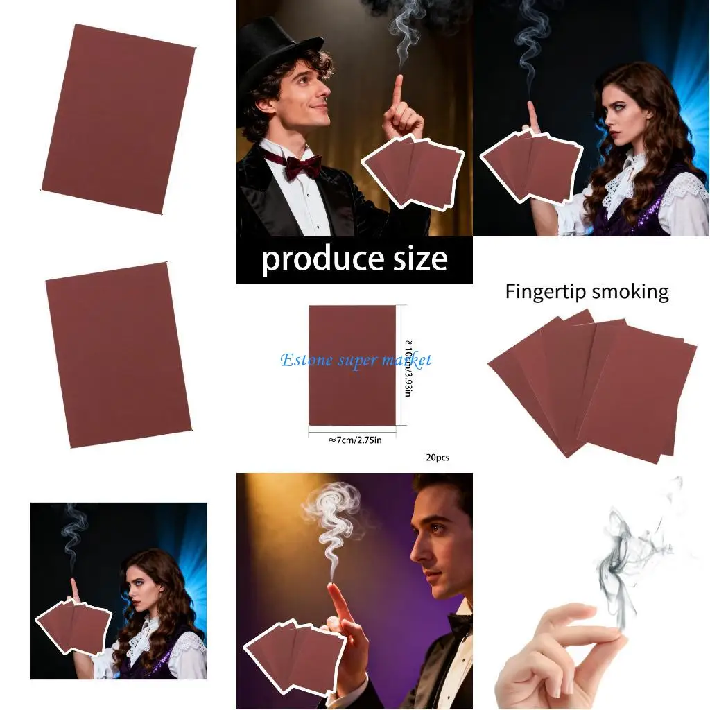 

090B Professional Magician's to Finger Fog Trick Finger Smog Magical Toy Cool Trick Comedy Props Amazing Tricks