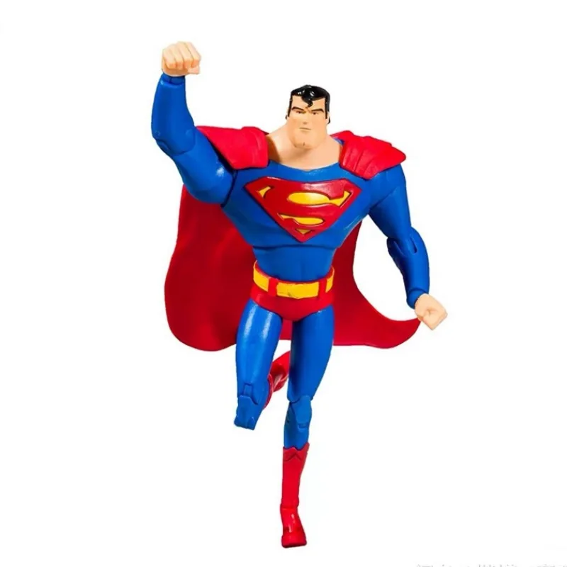 New Arrival Dc 16cm Macfarlane Figure Model Animation Adventure Superman Action Figure Pvc Desktop Decoration Toys Birthday Gift