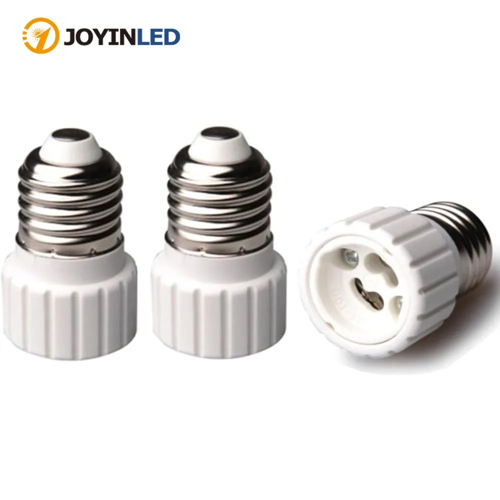 Adaptador de Base de Lámpara E27 a GU10/E14 para Bombillas LED Tipo Maíz, Convertidor de Portalámparas GU10 a E27/G9/E14
