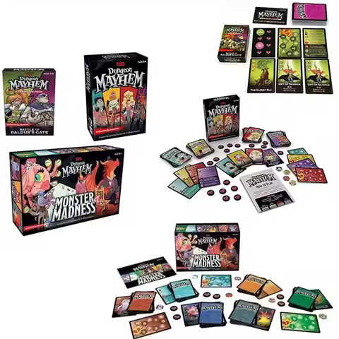 3 Styles Family Fun Board Game Playing Card Dungeon Mayhem Card Game Family Party Board Deck