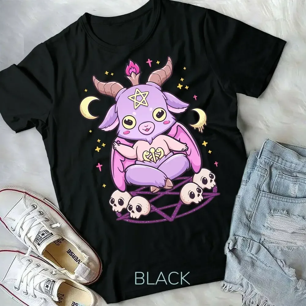 Kawaii Pastel Goth Cute Creepy Krampus - Unisex Form T-Shirt High Quality 100%Cotton Short Sleeve