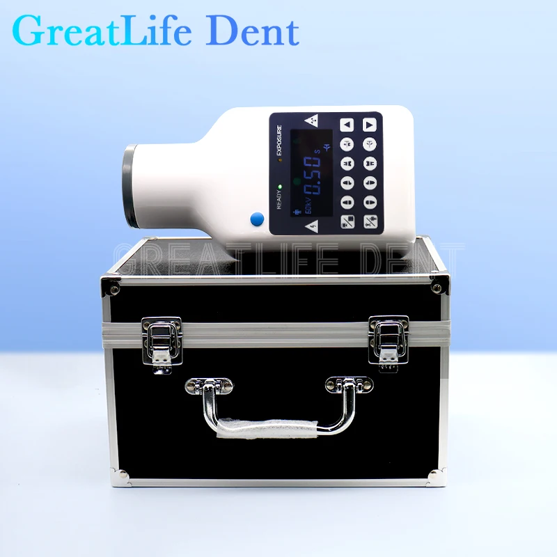 Máquina de raio X portátil GreatLife-Dent Hyperlight, Radiovisiografia Digital Compatível, Sensor Dental, Imagem Dental Film