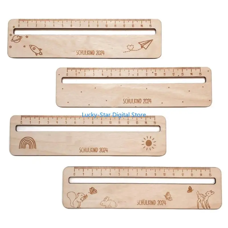 N7MC Drawing Ruler Classroom Learnings Aids Children Learning Ruler for Kid