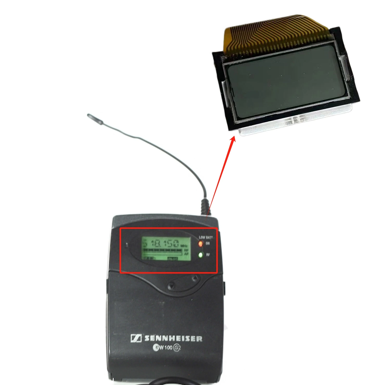 nouvel-ecran-lcd-d'origine-pour-la-reparation-des-microphones-sans-fil-sennheiser-ew-100-ew-300-ew-500-g2