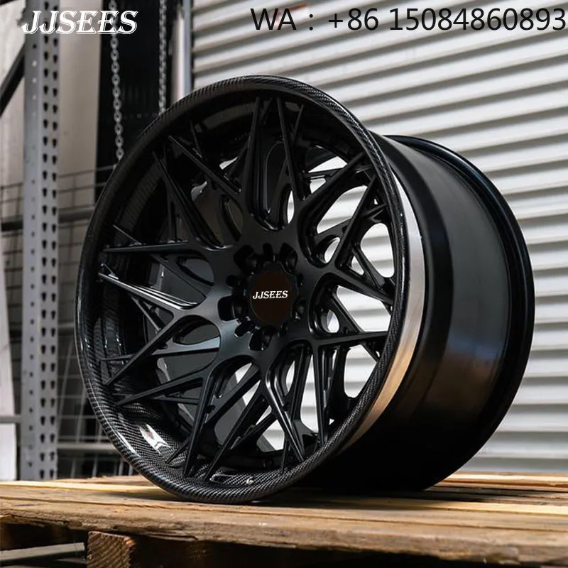 Carbon Fiber Decor Deep Dish Forged Wheels 18-22 Inch Multi PCD Auto Parts Premium Car Custom Hub Accessories