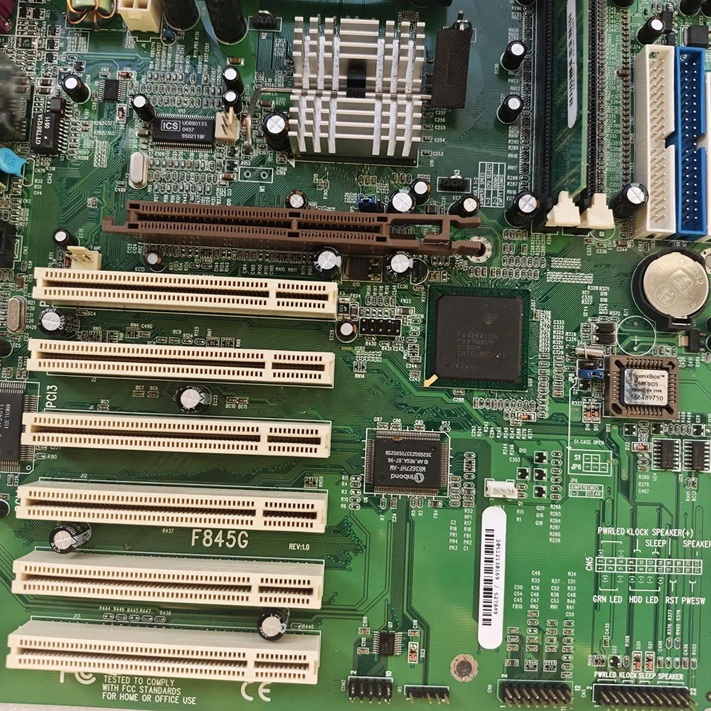 

F845G 886LCD/ATX Original disassembly industrial control computer motherboard（Does not include memory)