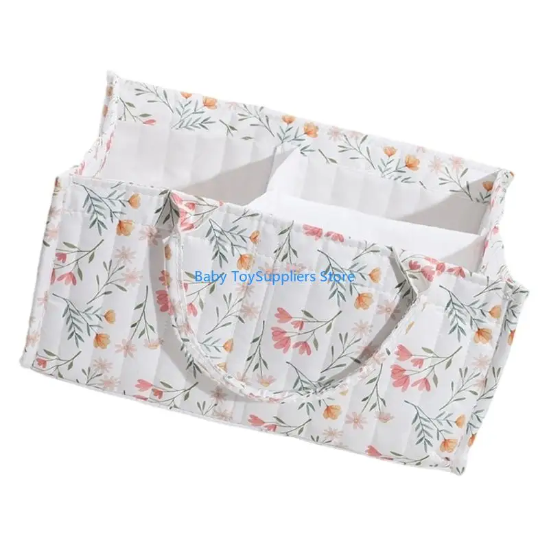 Organizador pañales para ahorro espacio R1WF, cesta almacenaje ropa juguete para bebé tela transpirable
