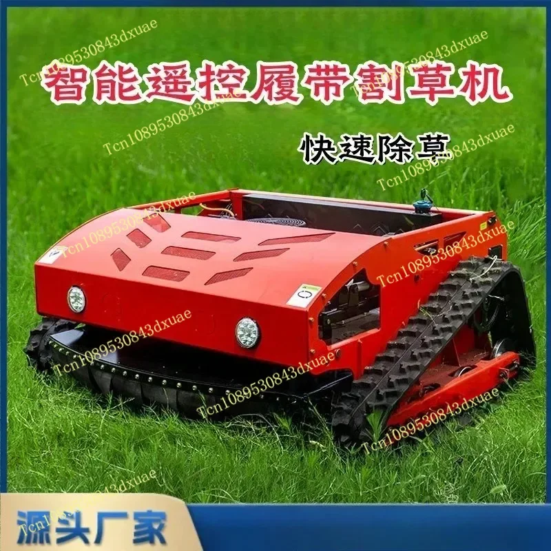 Remote control lawn mower crawler orchard lawn mower  mowing all-terrain four-stroke mower