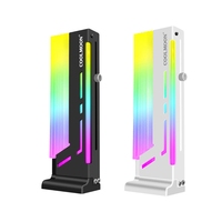 Coolmoon CM-GH2 Vertical GPU Support Bracket Colorful 5V A-RGB Bracket Computer Graphics Video Card Stand GPU Holder