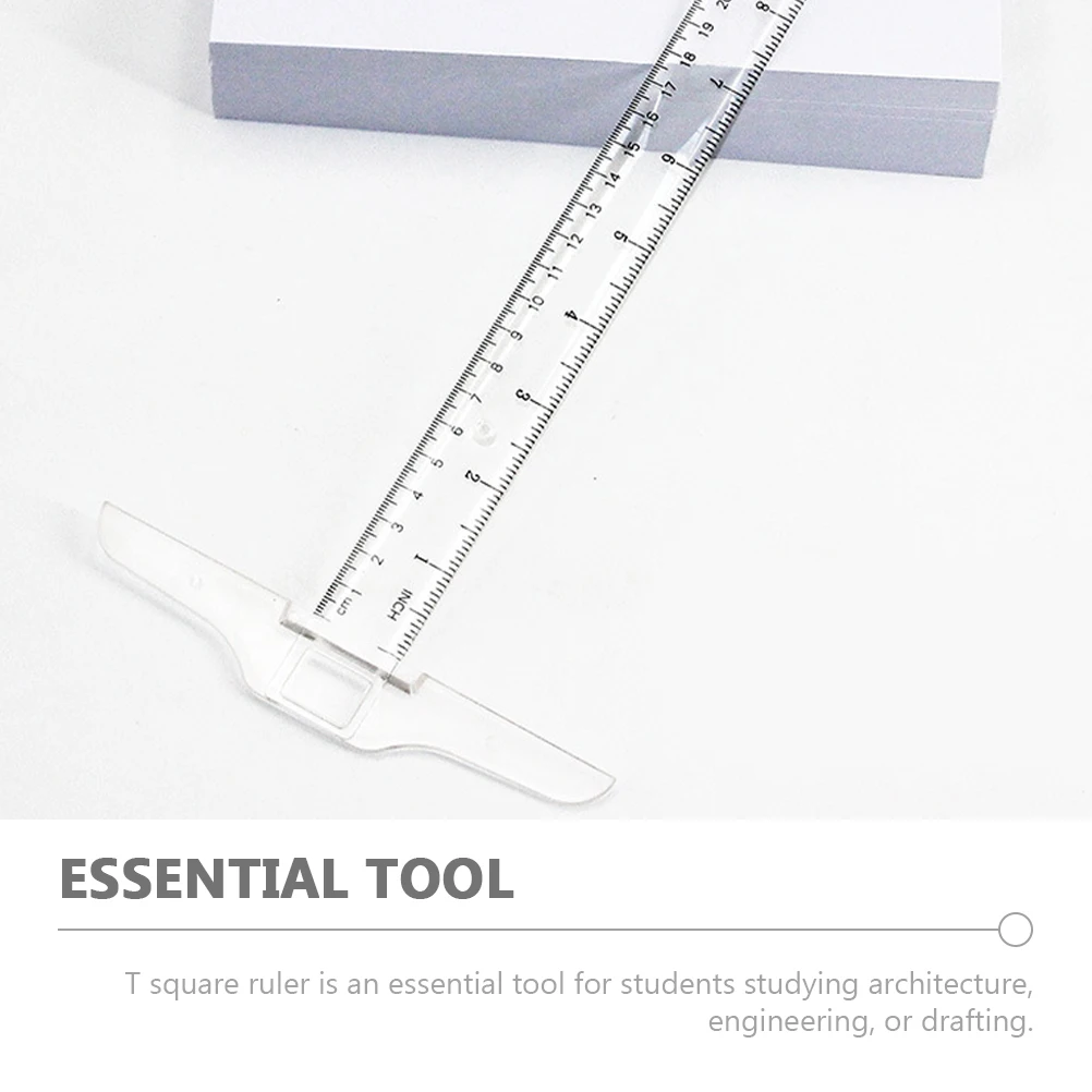 

4 Pcs 12 Inch 30 Cm Transparent Ruler Drafting Tool Lightweight Wear Resistant Measuring Student Woodworking Scriber