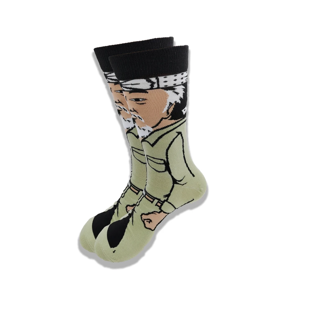 Men Fashion Socks Anime Funny Socks Hip Hop Personality Anime Socks Cartoon Fashion High Quality Sewing Pattern Socks