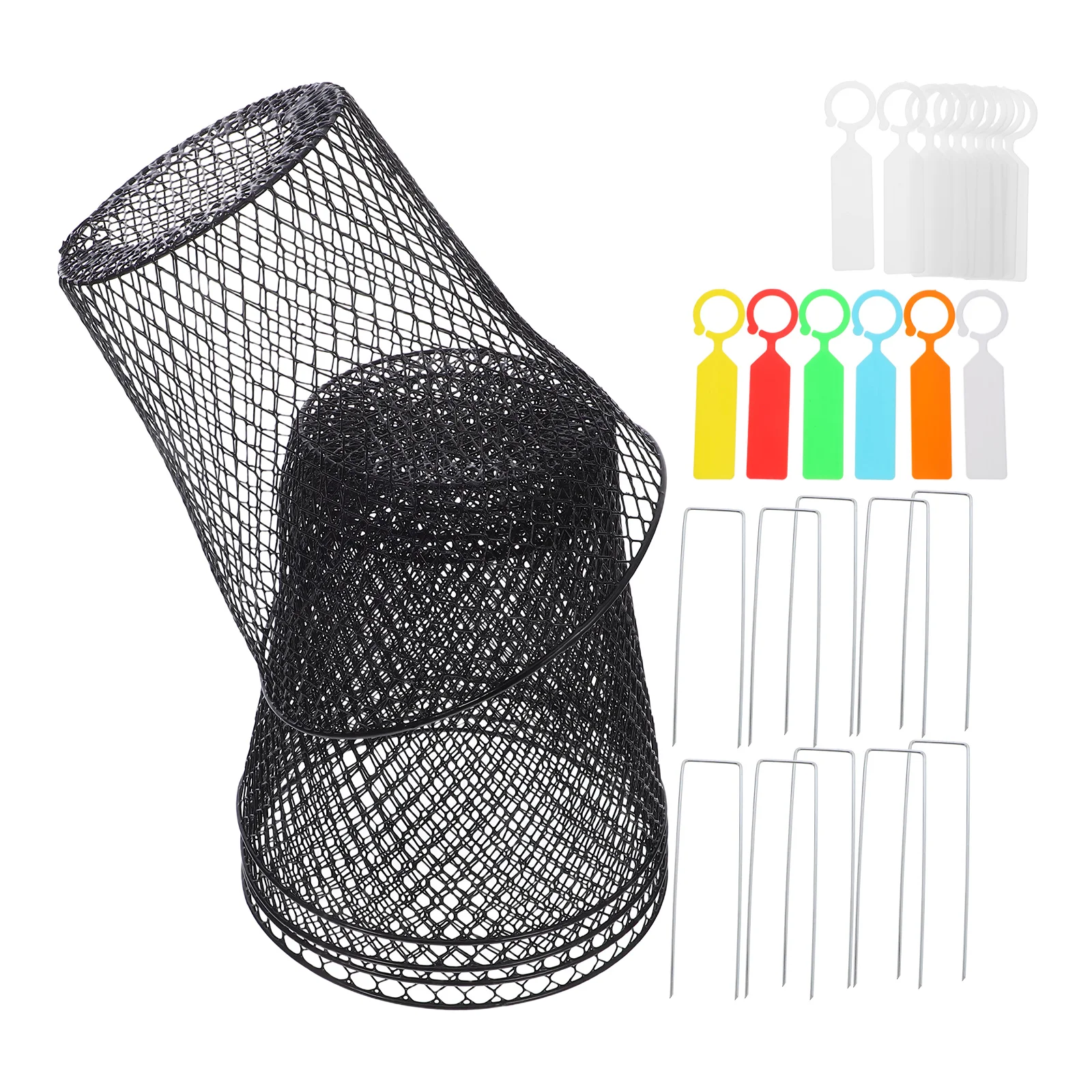 

Plant Protection Cloche Chicken Wire Covers Cages for Plants Outdoor Durable Iron Gardening Supplies Balcony Fields
