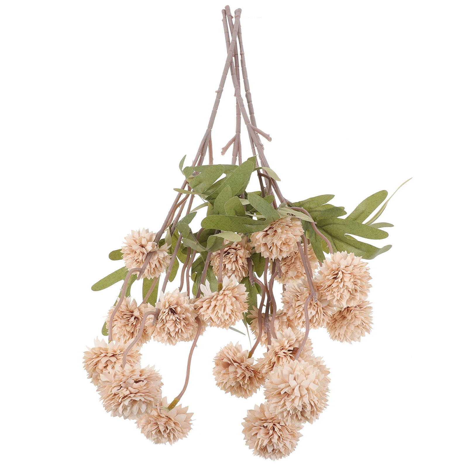 

4pcs Artificial Dandelion Flowers Plastic Fake Flower Decor Wedding Home Party Photography Prop Lifelike Simulation Dandelions