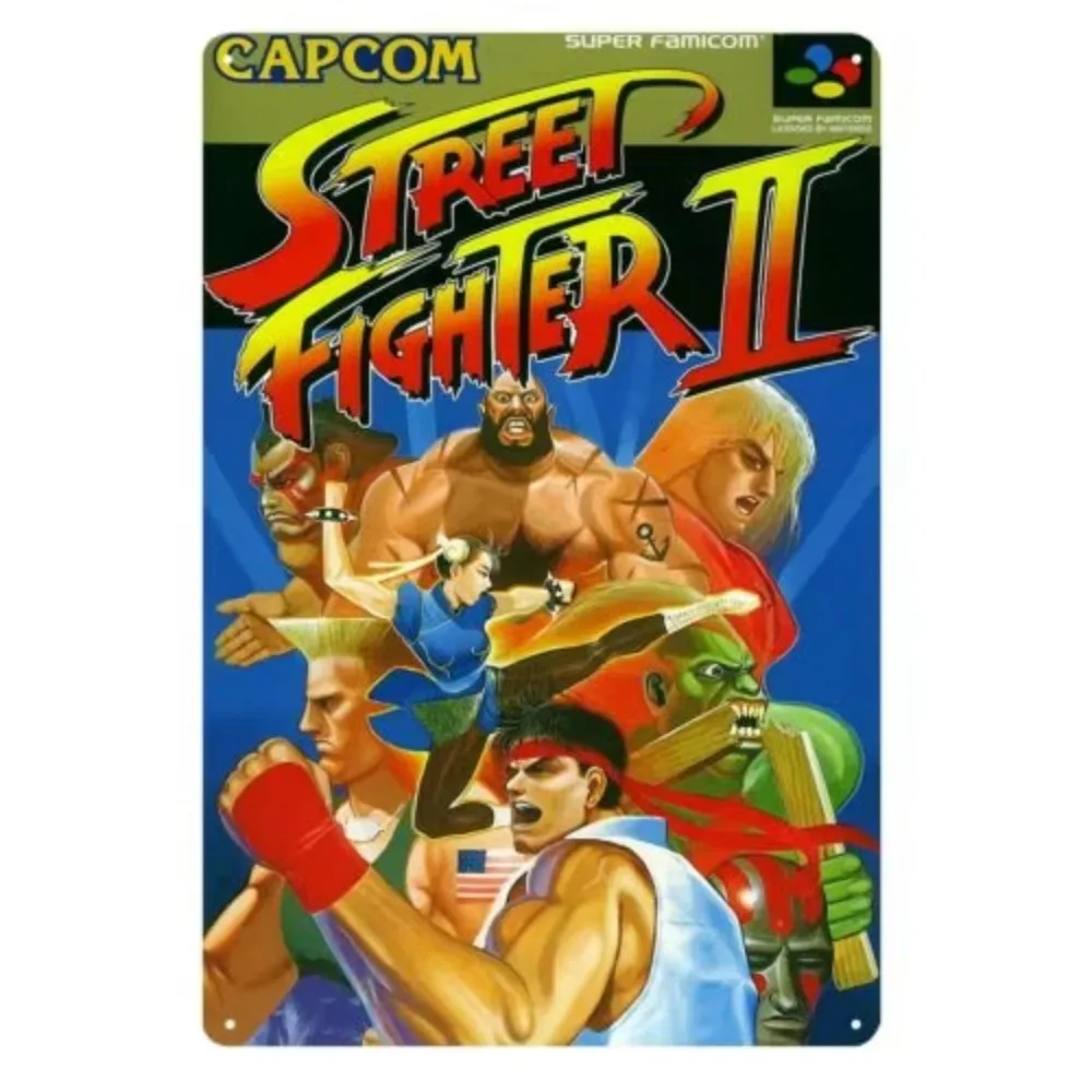 

Retro Video Game Metal Poster -12x8inch 20x30cm 16x12inch 40x30cm