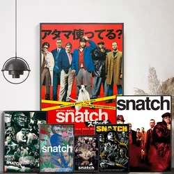 Snatch Classic Movie Self-adhesive Art Poster Whitepaper Prints Posters Artwork Aesthetic Art Wall Painting