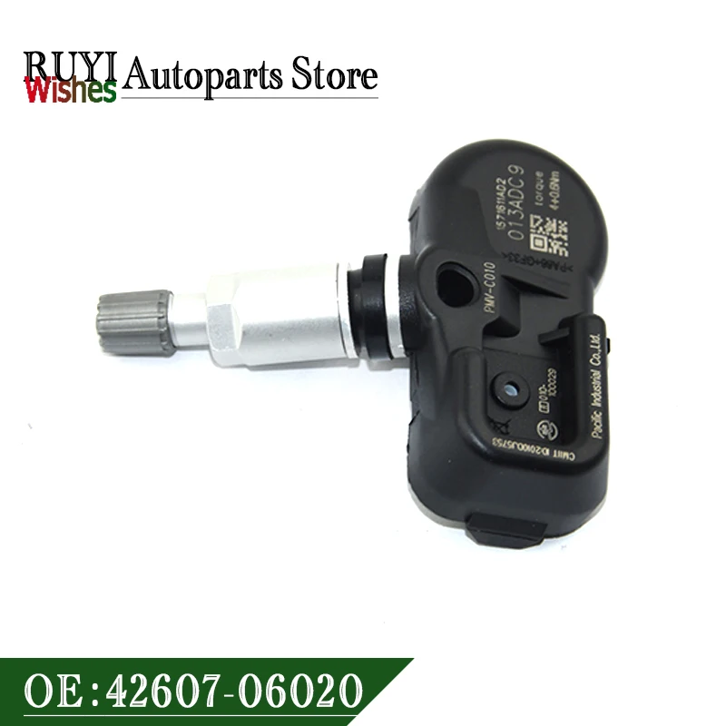 1PCS TPMS Tire Pressure Sensor PMV-C010 42607-06020 4260730060 4260752020 4260706060 For Toyota Camry Corolla Lexus Scion 315MHz