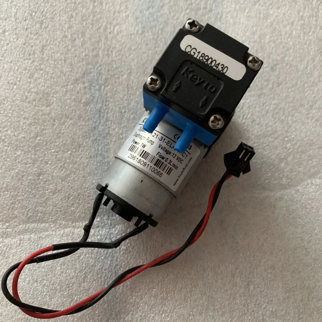 DC diaphragm pump for 7121-31-ELA/1HC1 gas-liquid pump 12VDC 7W 0.3L/min