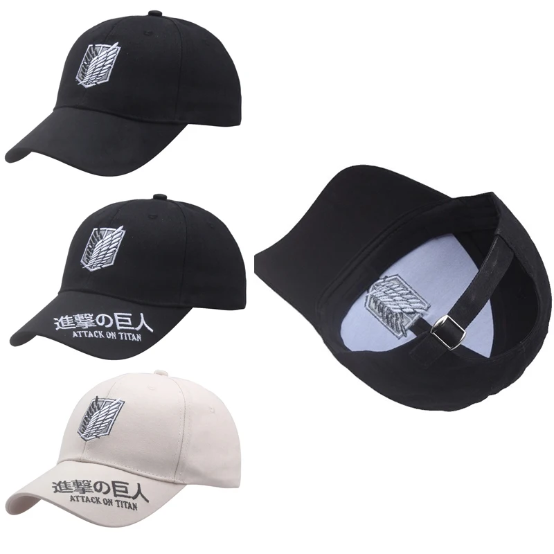 bone-de-beisebol-attack-on-titan-anime-bordado-snapback-bones-ao-ar-livre-ajustavel-chapeus-casuais-protetor-solar-chapeu-de-algodao-bone-de-pico-presentes
