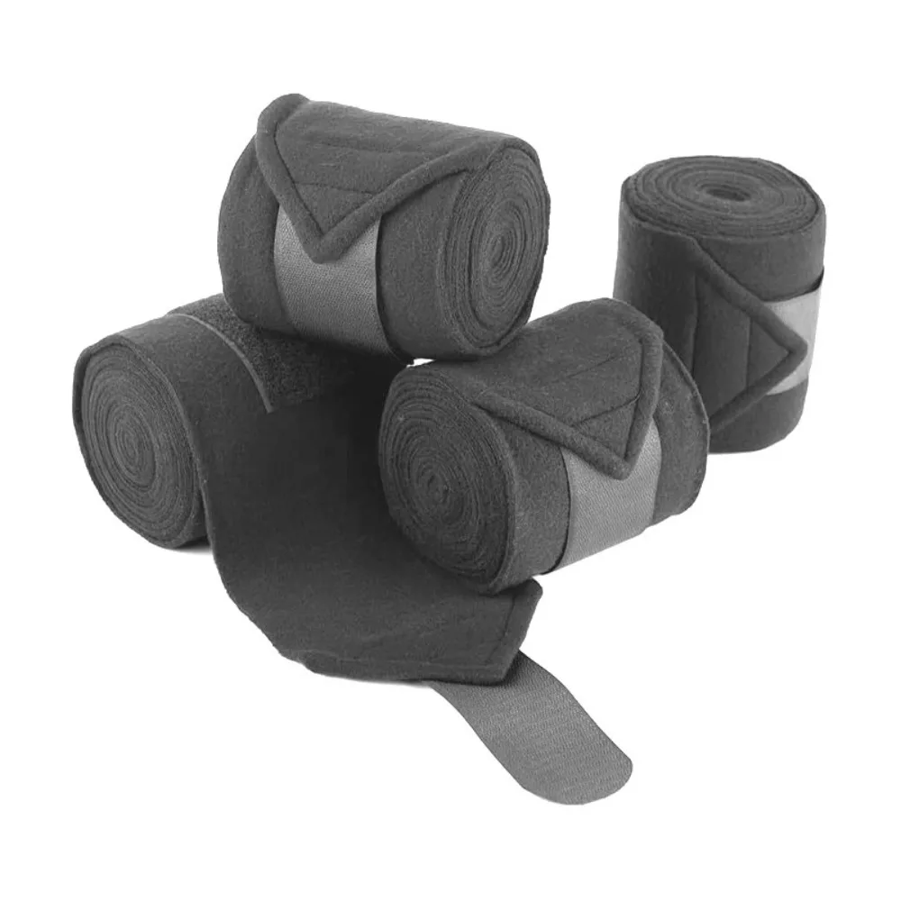 

Набор из 2/4 шт. дышащих флисовых бандажей для ног лошади: влагоотводящие, уютные, надежные, легкие защитные накладки для ног, конные принадлежности