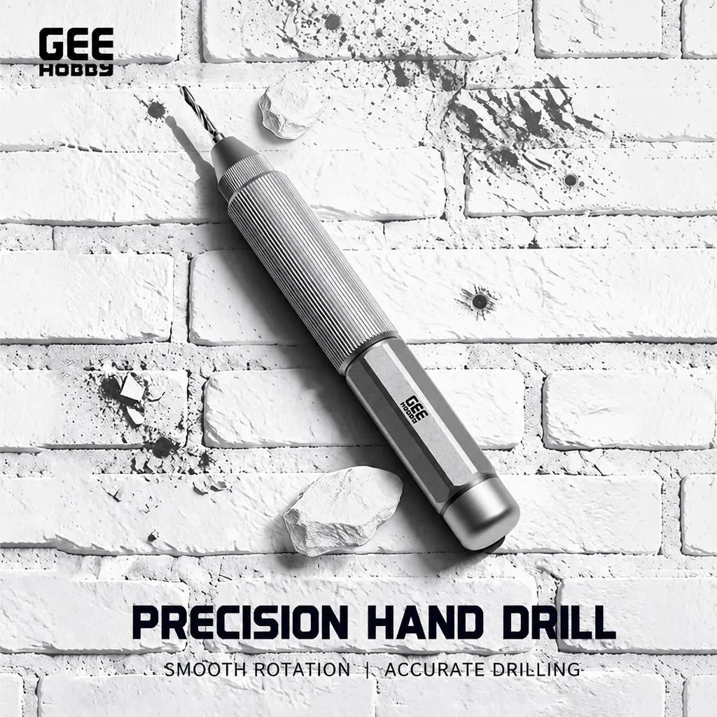 Geehobby GH-HD High-precision Hand Drill Screwdriver 0.1-3.0mm Model Making Tool Kit for DIY Crafts Collectible Bead Bracelets
