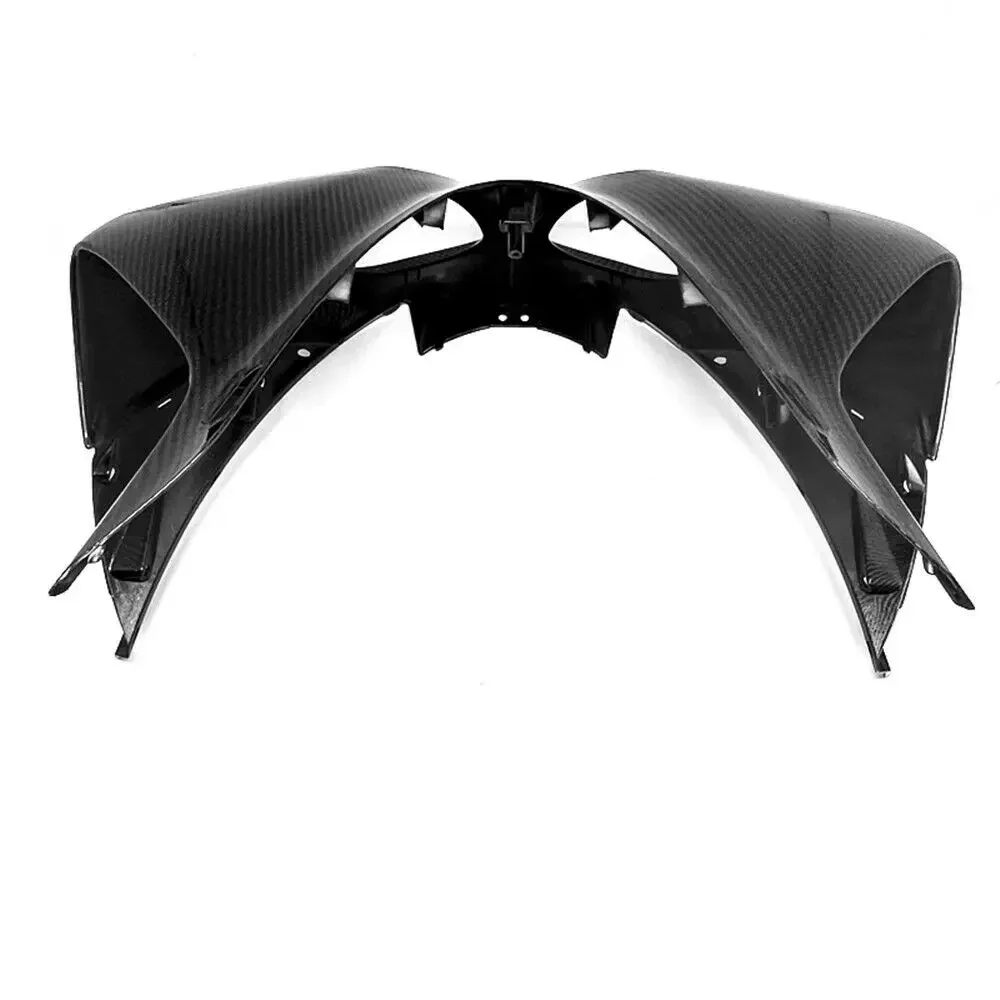 Carbon Fiber Color Front Upper Headlight Fairing For YAMAHA YZF-R1 2009 2010 2011 YZF R1
