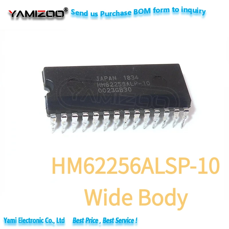 5 stücke HM62256ALSP-10 DIP28 HM62256LSP-8 DIP Schmale oder Breite HM62256LSP-10 HM62256 HM62256ALSP HM62256A 62256 DIP-28 – Detail 2