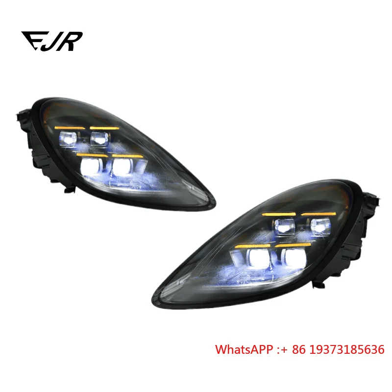 Reflektory LED Matrix do Porsche 718 Cayman Boxster 981 (2012-2015), ulepszone na model 2025, wysoka jakość, Plug and Play