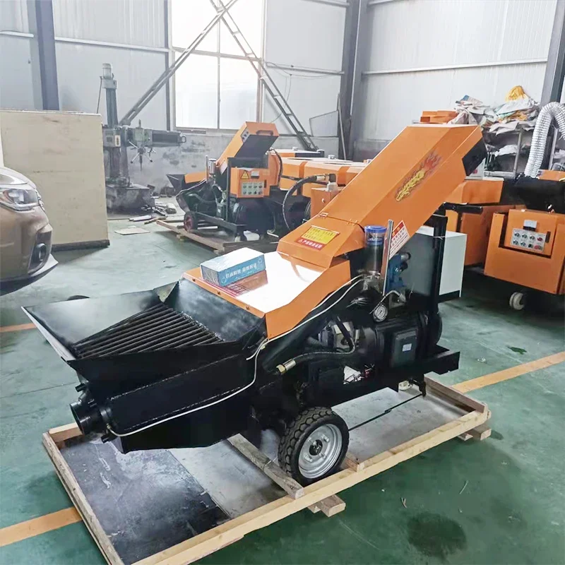 

Factory Direct Sale Diesel Electric Concrete Pump With Mixing Machine Concrete Pumps Industrial Concrete Mixer Pump