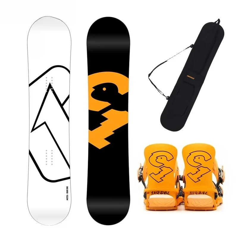 2025 High Quality Adult Winter Sports Freestyle Carbon Fiber Snowboard with Binding and Boots