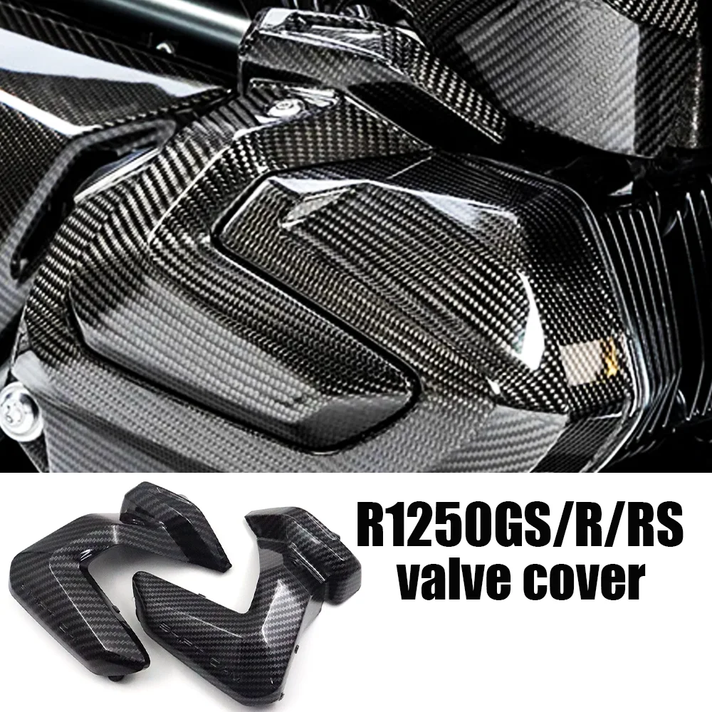 

For BMW R1250GS R 1250 GS R1250RS R1250RT Motorcycle Carbon valve cover Cylinder Head Cover Engine Guard Spark Plug Cover