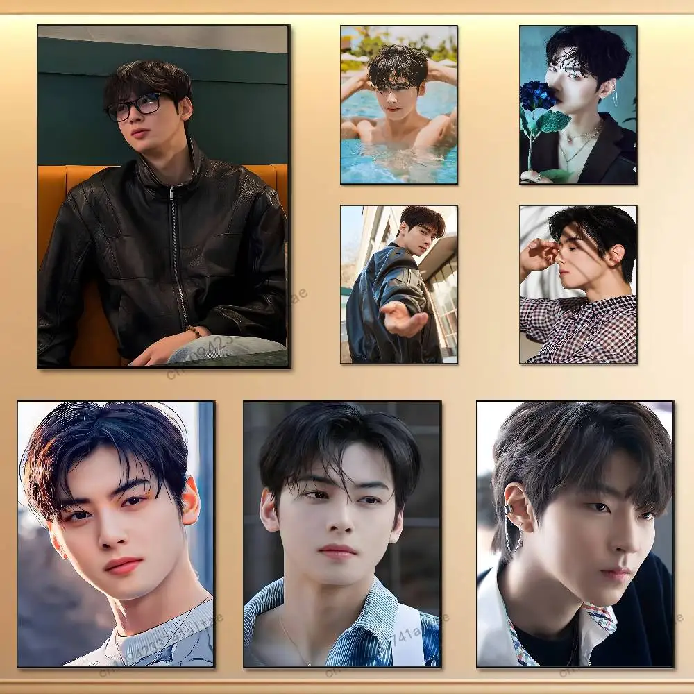 

Cha E-EunWoo Poster High Perfect Gift Quality Wall Art For Home Office Bedroom Living Room Hallway Bar