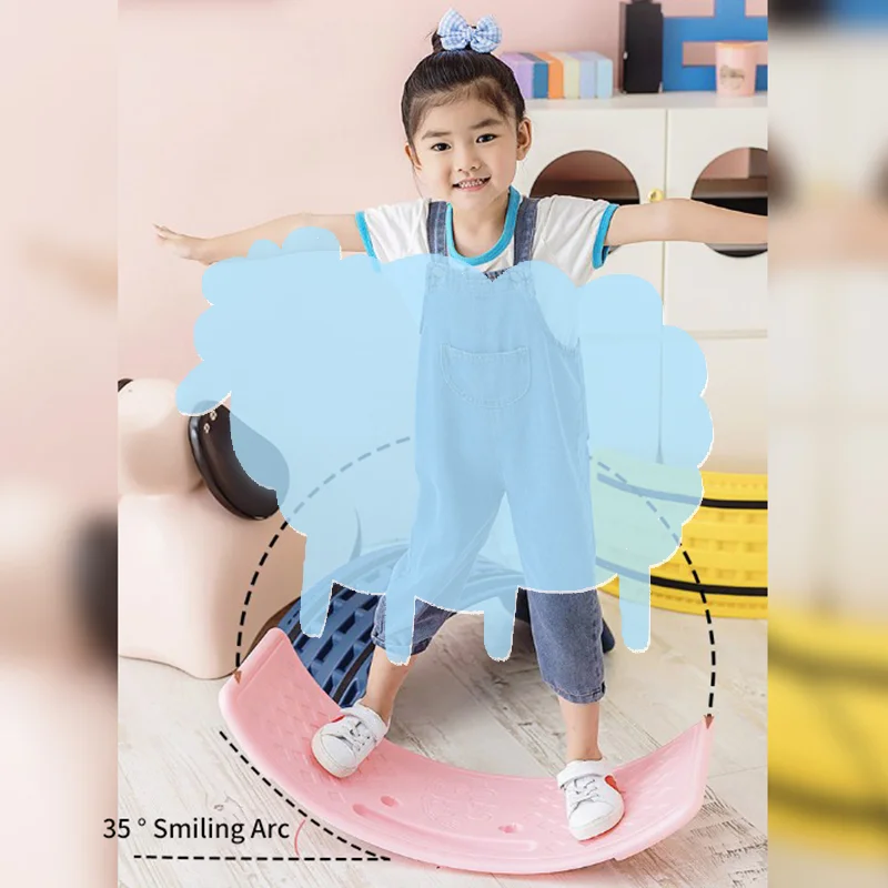 Kids Rocking Balance Seesaw Board Training Equipment Game Teeterboard Play Toy Plate