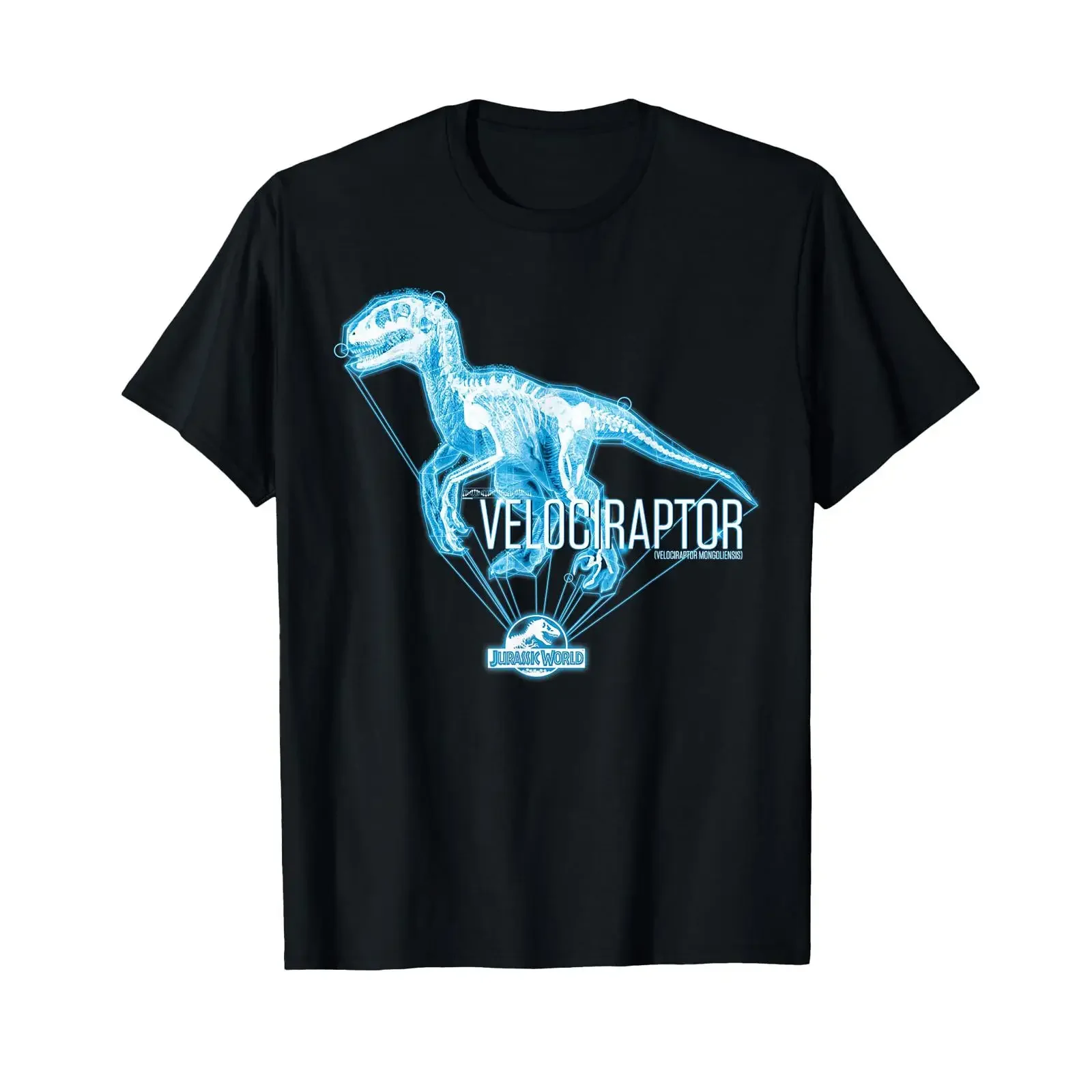 Jurassic World Velociraptor in Blue T Shirt vintage Washed graphic streetwear fashion Stretched Soft Slightly Unisex Stylish