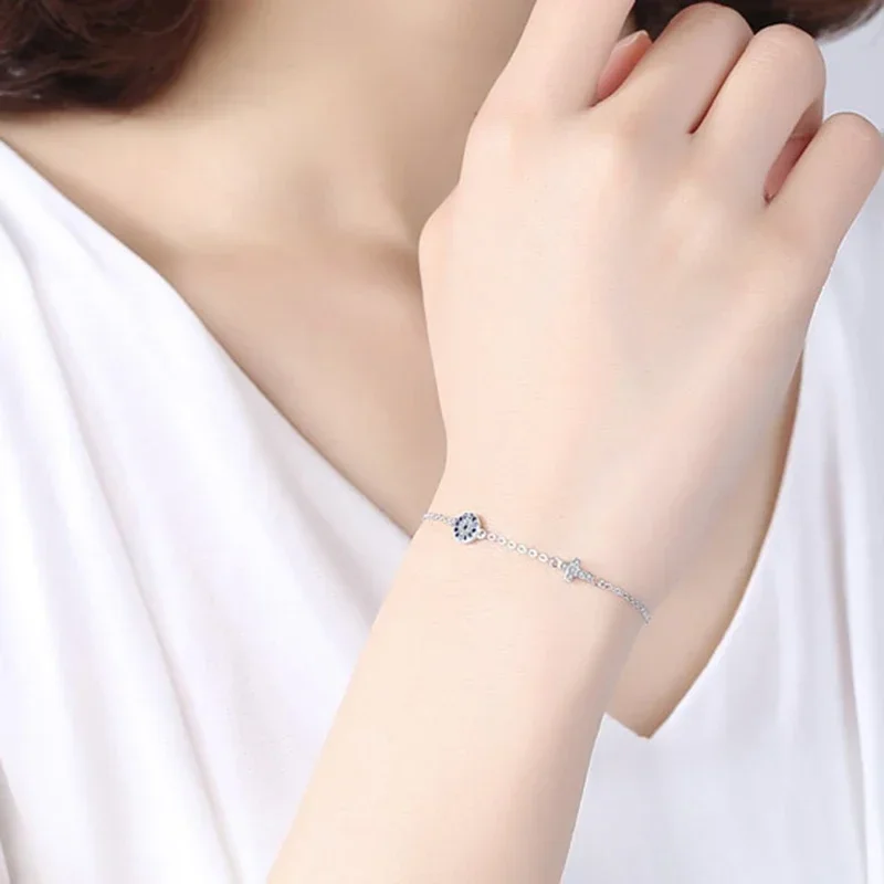 TONGZHE Fashion Women Bracelet 925 Sterling Silver Hamsa Evil Eye Bracelet Turkey Jewelry Hand Bracelets For Women Pulseras 2020