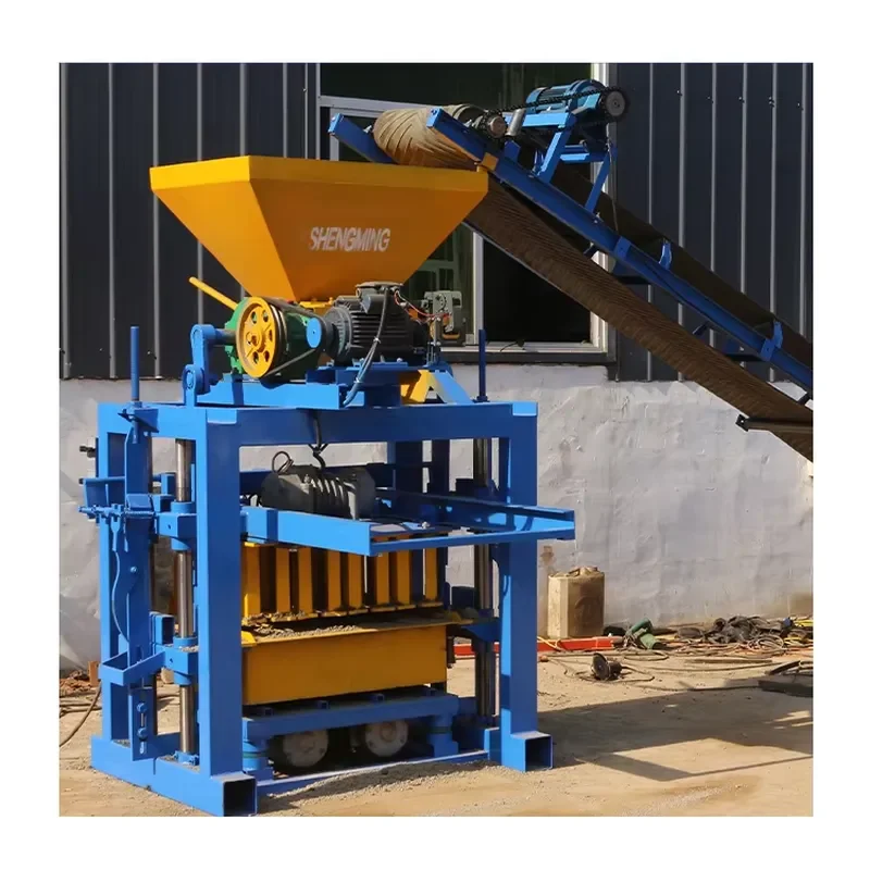 Concrete Block Making Machine QTJ4-35 Price Uganda Hydraulic Paving Brick Making Machine