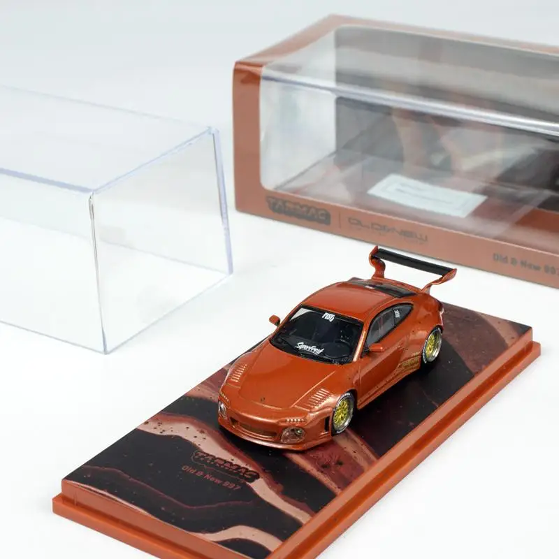 1-64、オールド＆ニュー997改造版、合金ダイキャストミニチュアシミュレーションカーモデル、大人向けコレクタブル装飾ギフト。