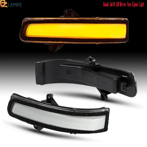 2 uds LED Normal Flash/luz de señal de giro dinámica lámpara intermitente para espejo retrovisor para Suzuki Swift 2012 2013 2014 2015