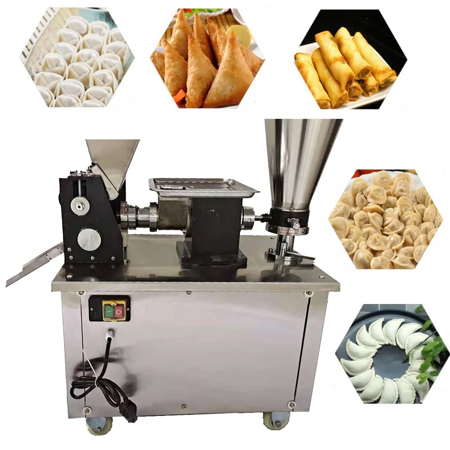 Automatic Mini Ravioli Pierogi Pelmeni Gyoza Tortellini Dumpling Making Machine Maker Small Fully Empanada Samosa Making Machine