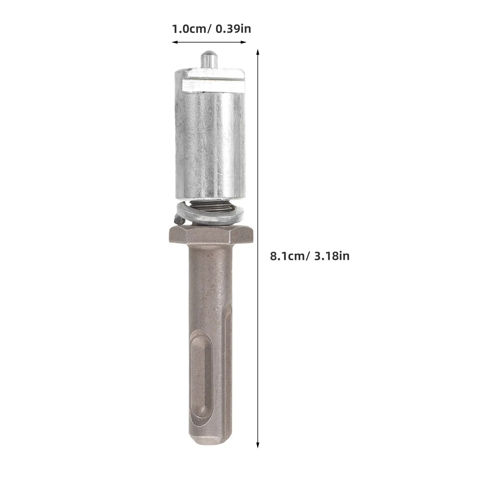 2Pcs Drain Cleaning Drill Chuck Adapter Heavy Duty Shank Converter Impact Driver 16Mm Shaft Plumbing Clog Remover Impact Driver