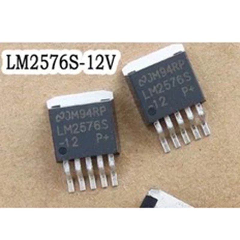 1Pcs/Lot LM2576S-12 LM2576-12S 12V Voltage Stabilizing Triode Transistor Car Accessories Original New