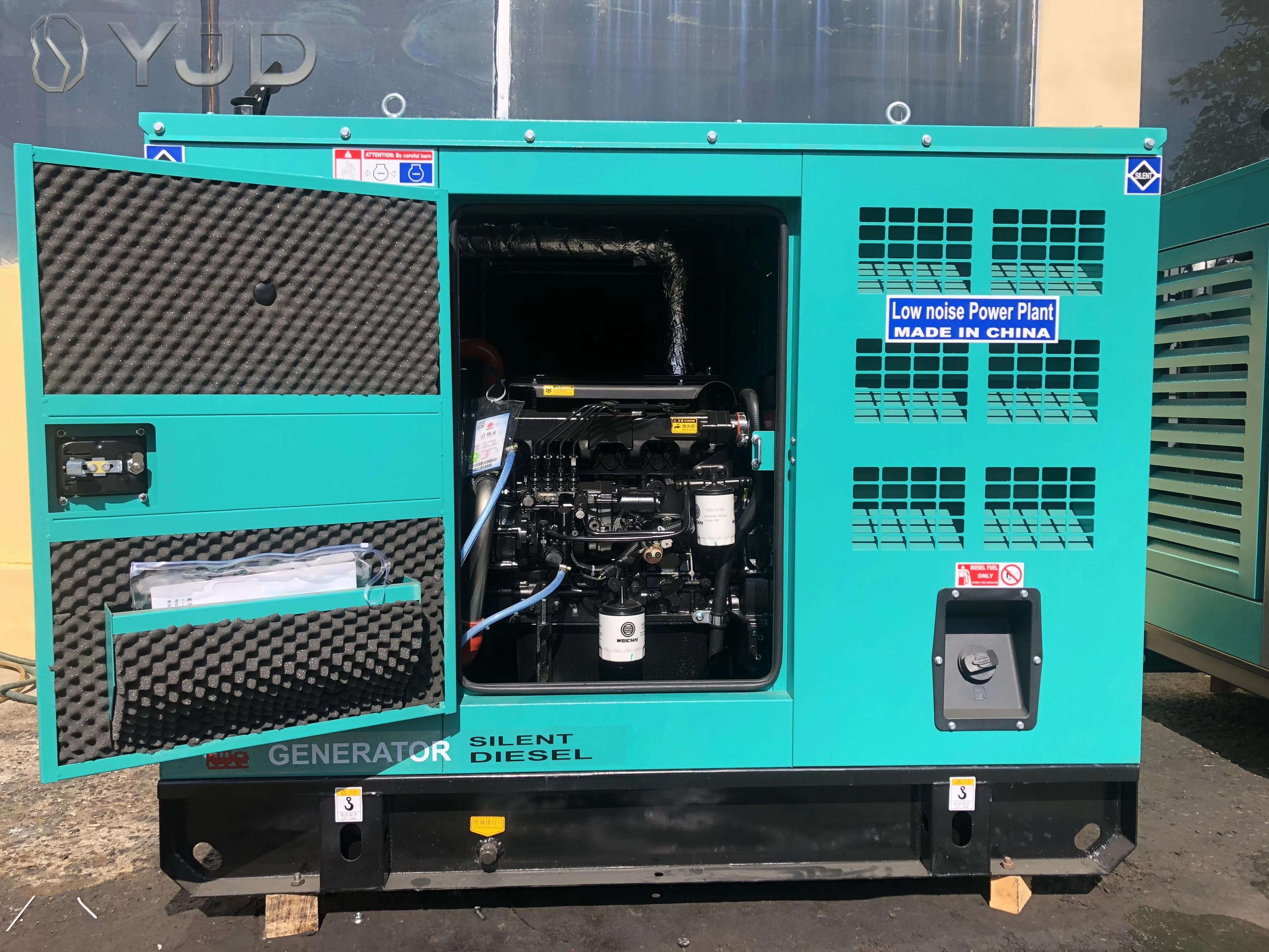 WP2.3D25E200 25KW 30KVA Genset Diesel Generator Set Three Phase 50/60hz 1500/1800RPM Alternator Brushless With ATS