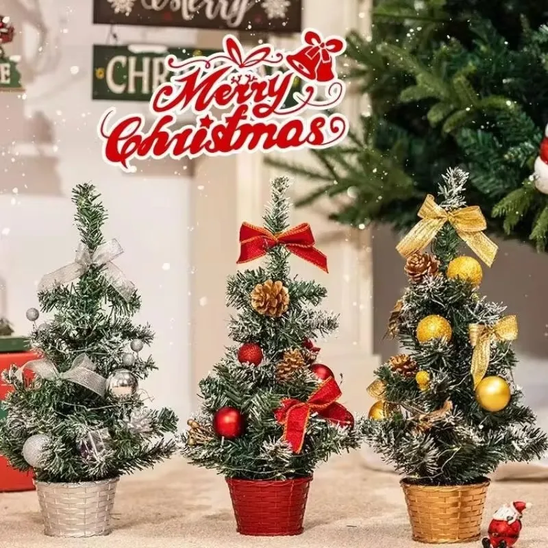 Weihnachts baums chmuck Kinder DIY Handwerk nach Hause Schlafzimmer Party 30cm künstlichen Weihnachts baum 2023 Neujahrs geschenk