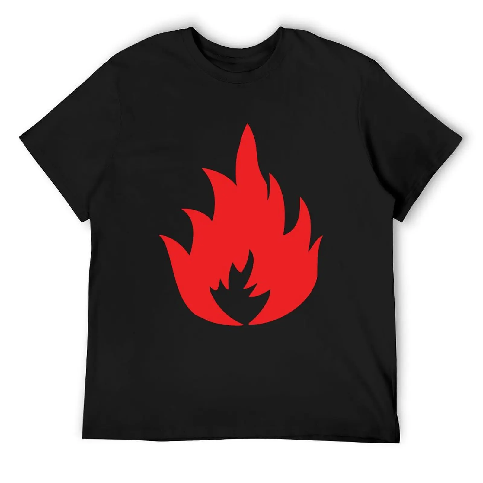 Punk Flame T-Shirt hippie clothes oversizeds t shirts for men