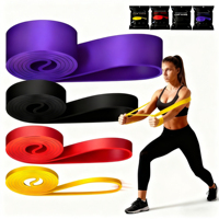 Home Gym Resistance Bands Set for Leg Workout And Pull up Assistance Elastic Fitness Strength Training Bands for Exercise