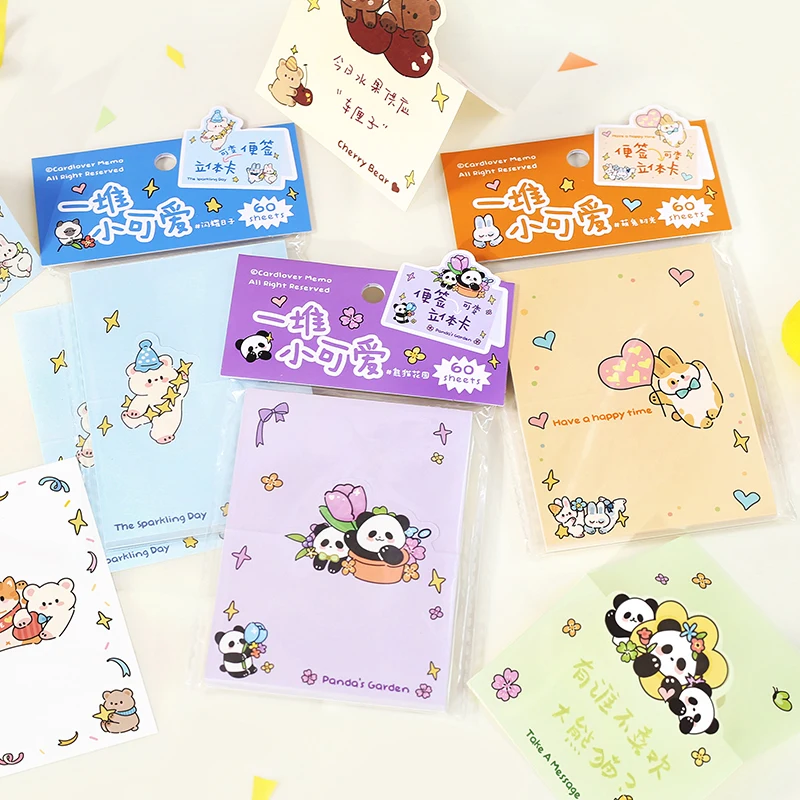 6packs/LOT A bunch of cute little ones series retroy creative decoration DIY memo pad