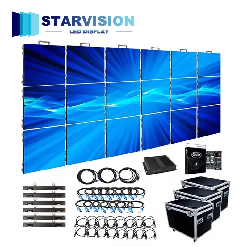 HD P2.604 P2.976 P3.91 LED Screen Indoor Outdoor Rental LED Display for Concert Stage Background