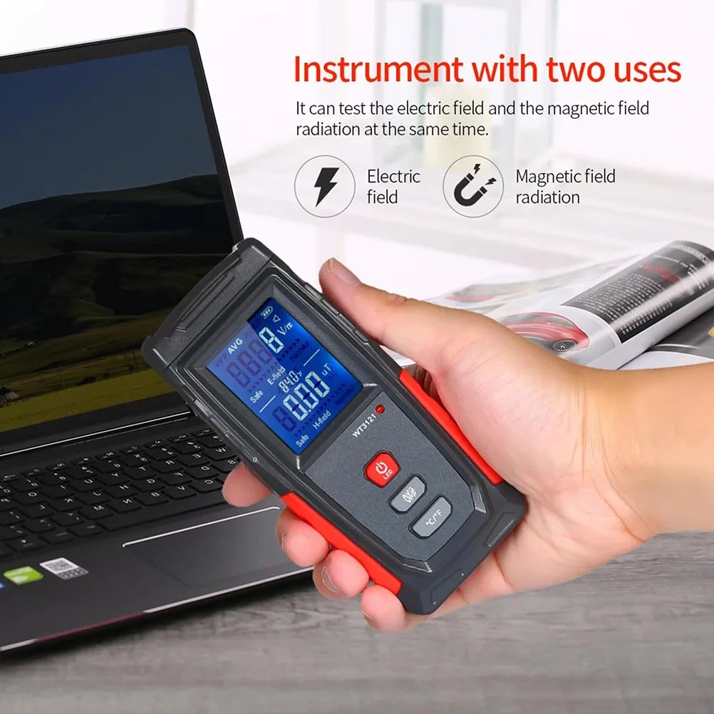 WT3121 Radiation Detection Meter for Continuous Monitoring of Electric and Magnetic Fields in Living Spaces and Work Areas