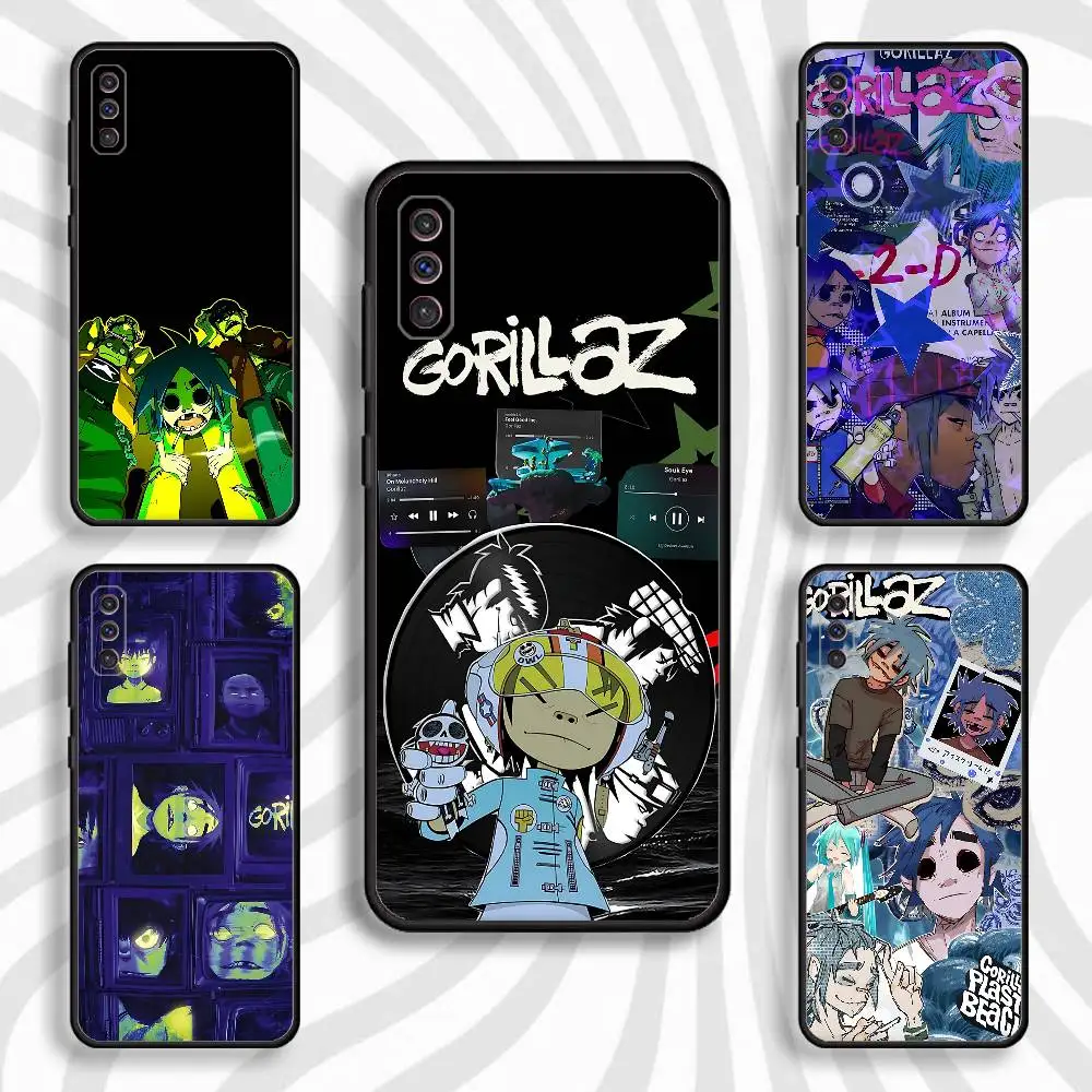 

G-Gorillaz 2-D Murdoc Noodle Phone Case For Samsung S10,S21,FE,S21,Note 20,S26,S25,S24,S23,Ultra,S9,S22,Plus Silicone Black Case