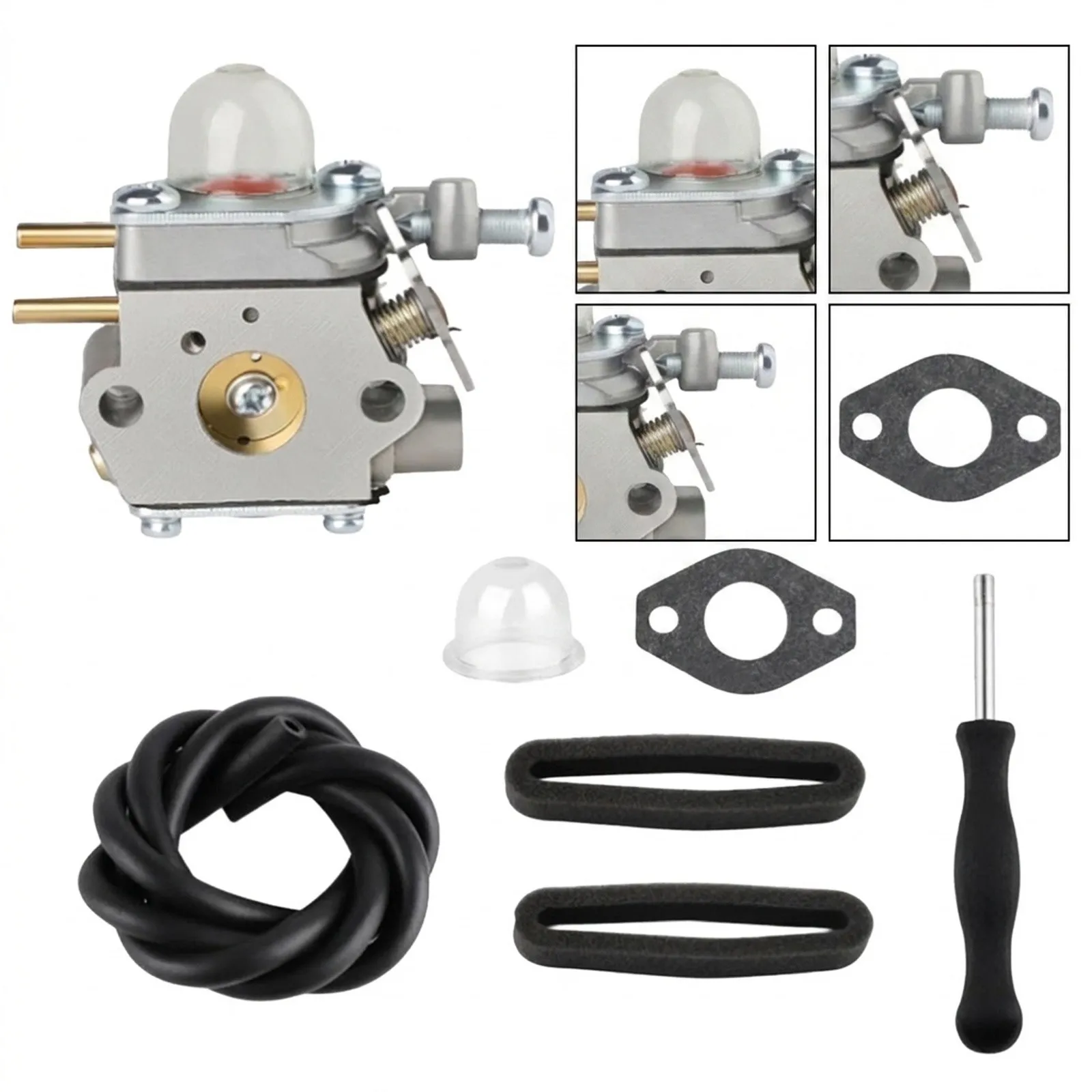 Engine Air-fuel Mixture Carburetor 15*10*3CM Trimmer Air-Fuel Mixture Engine Responsiveness Long Life Outdoor Use