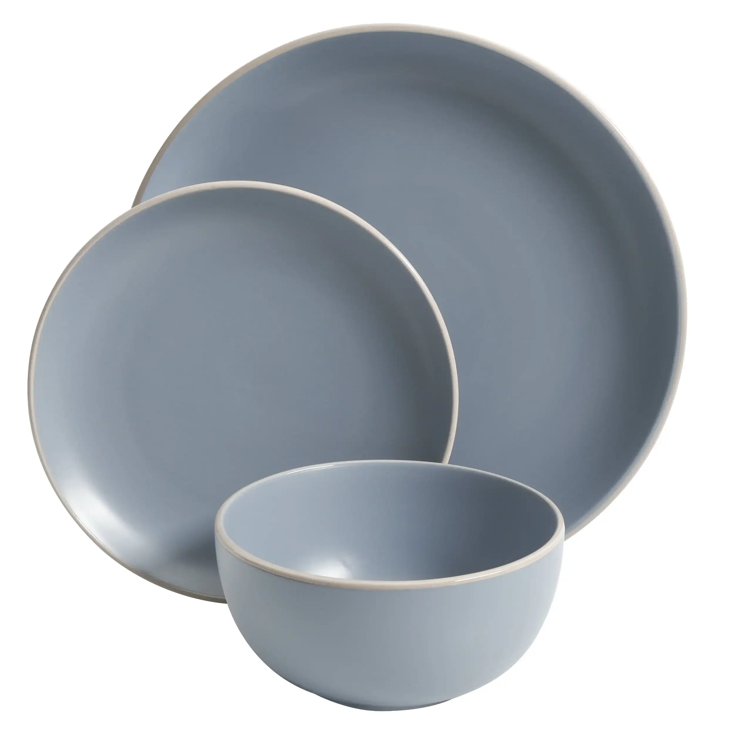 

Zuri Matte 12-Piece Dinnerware Set USA